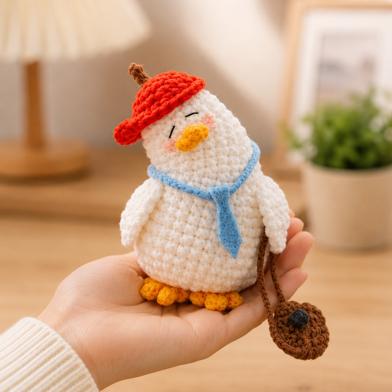 Handmade Crochet Funny Ducklings Mini Duck Amigurumi