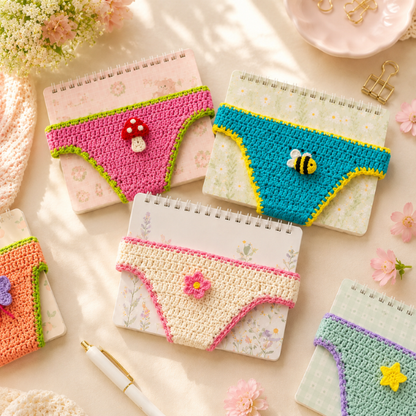 Handmade Crochet Bikini Book Band Bookmark
