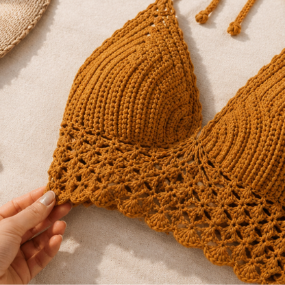 Handmade Crochet Warm Glow Top