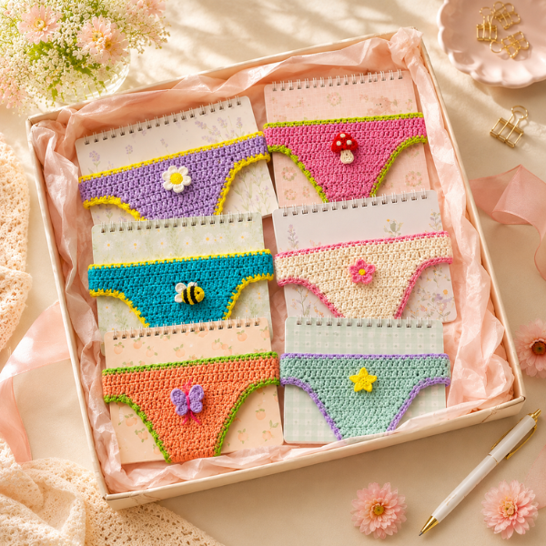 Handmade Crochet Bikini Book Band Bookmark