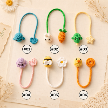 Handmade Crochet Woodland Animal Bookmark